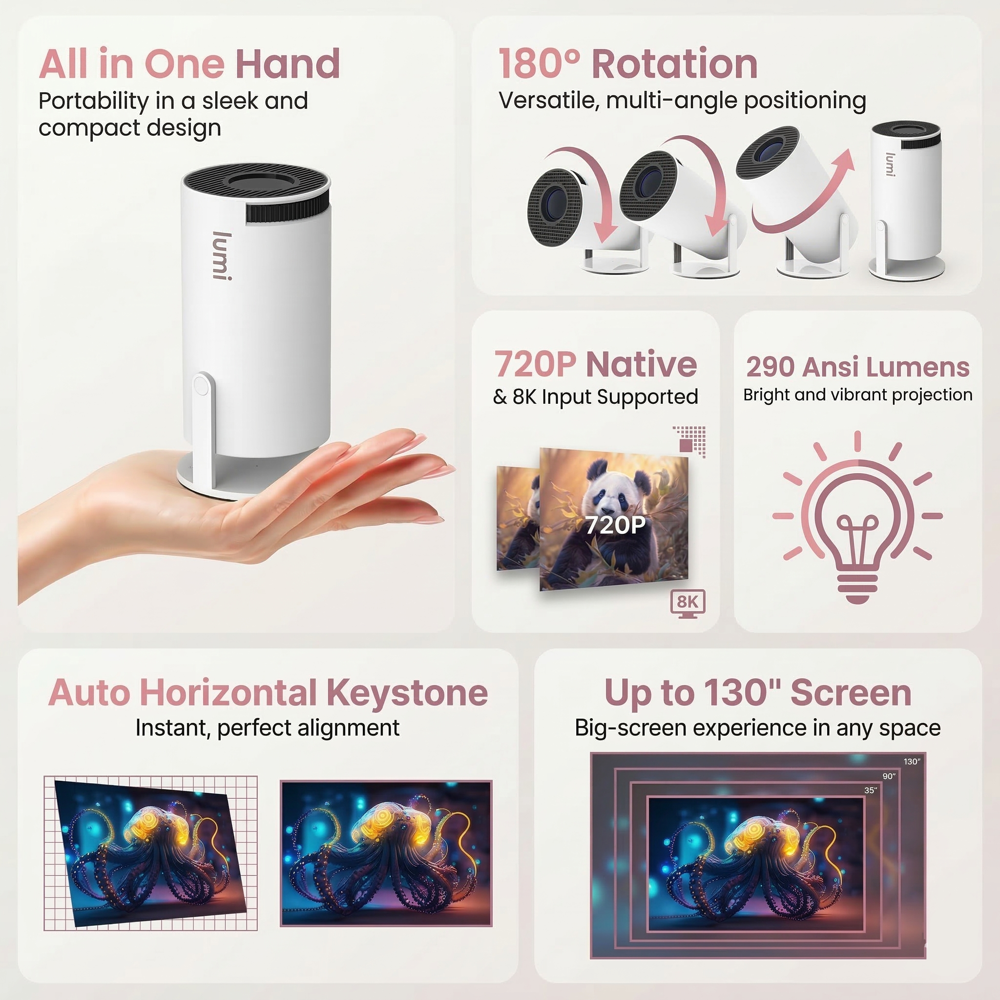 Lumi Portable Projector